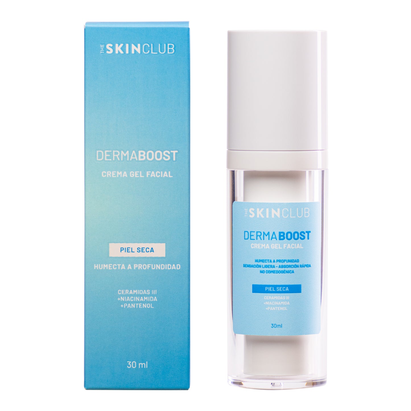 DERMABOOST. Crema gel facial para piel seca.