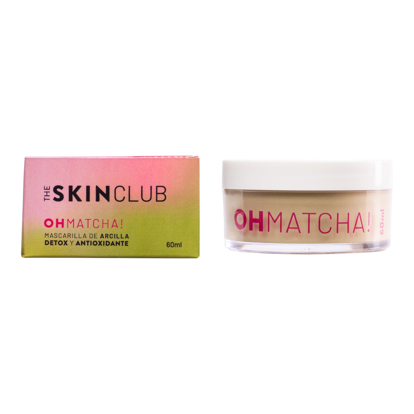 Mascarilla OHMATCHA! Mascarilla de arcilla y matcha para piel grasa.