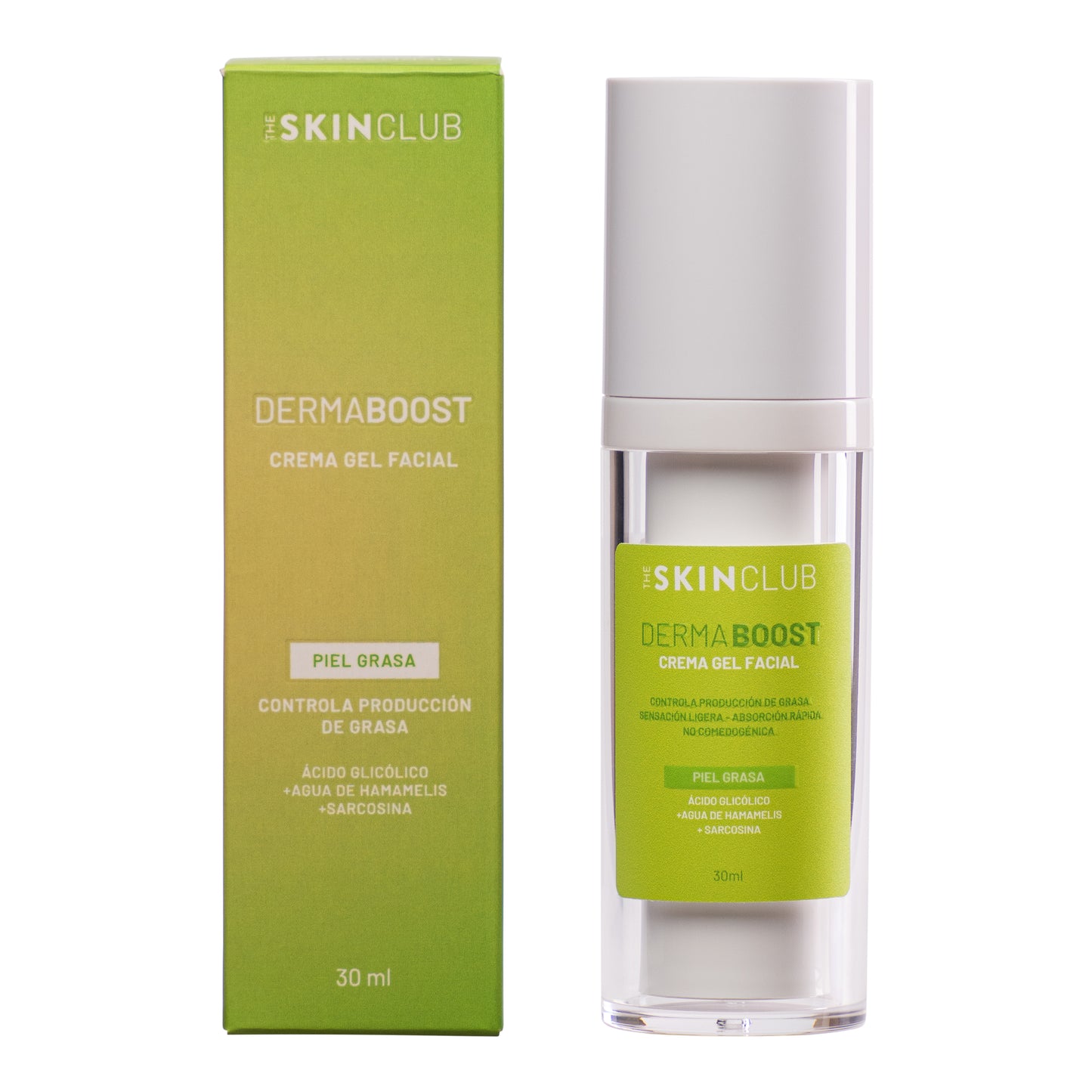 DERMABOOST. Crema gel facial para piel grasa.