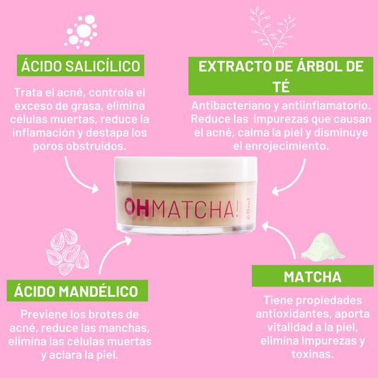 MASCARILLA OH MATCHA! | PIEL GRASA