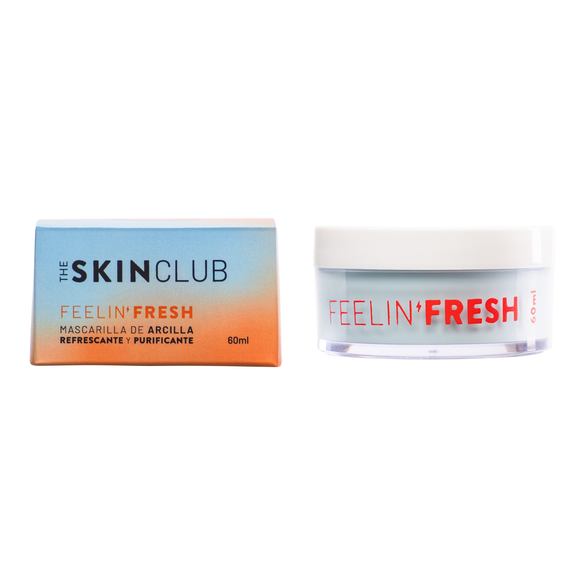 MASCARILLA FEELIN FRESH. Mascarilla de arcilla y aloe vera para piel mixta.