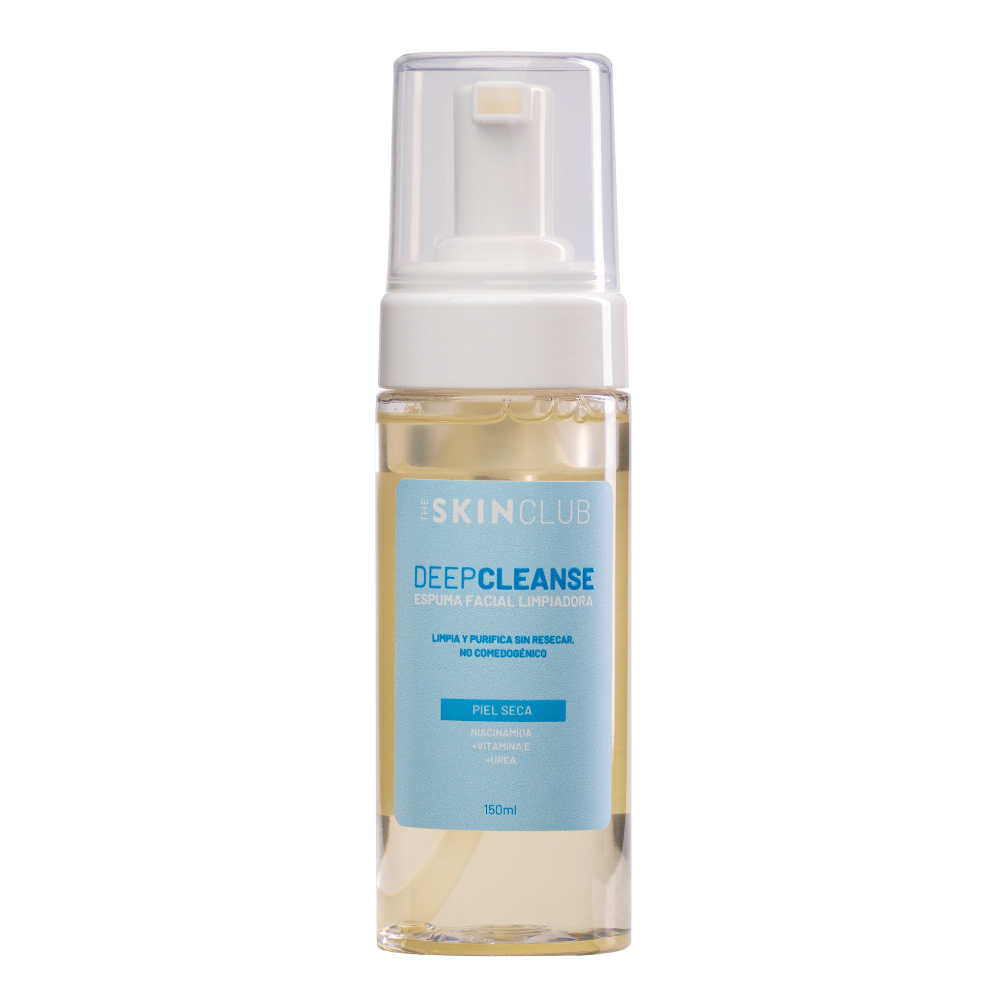 DEEPCLEANSE. Espuma facial limpiadora para piel seca. 