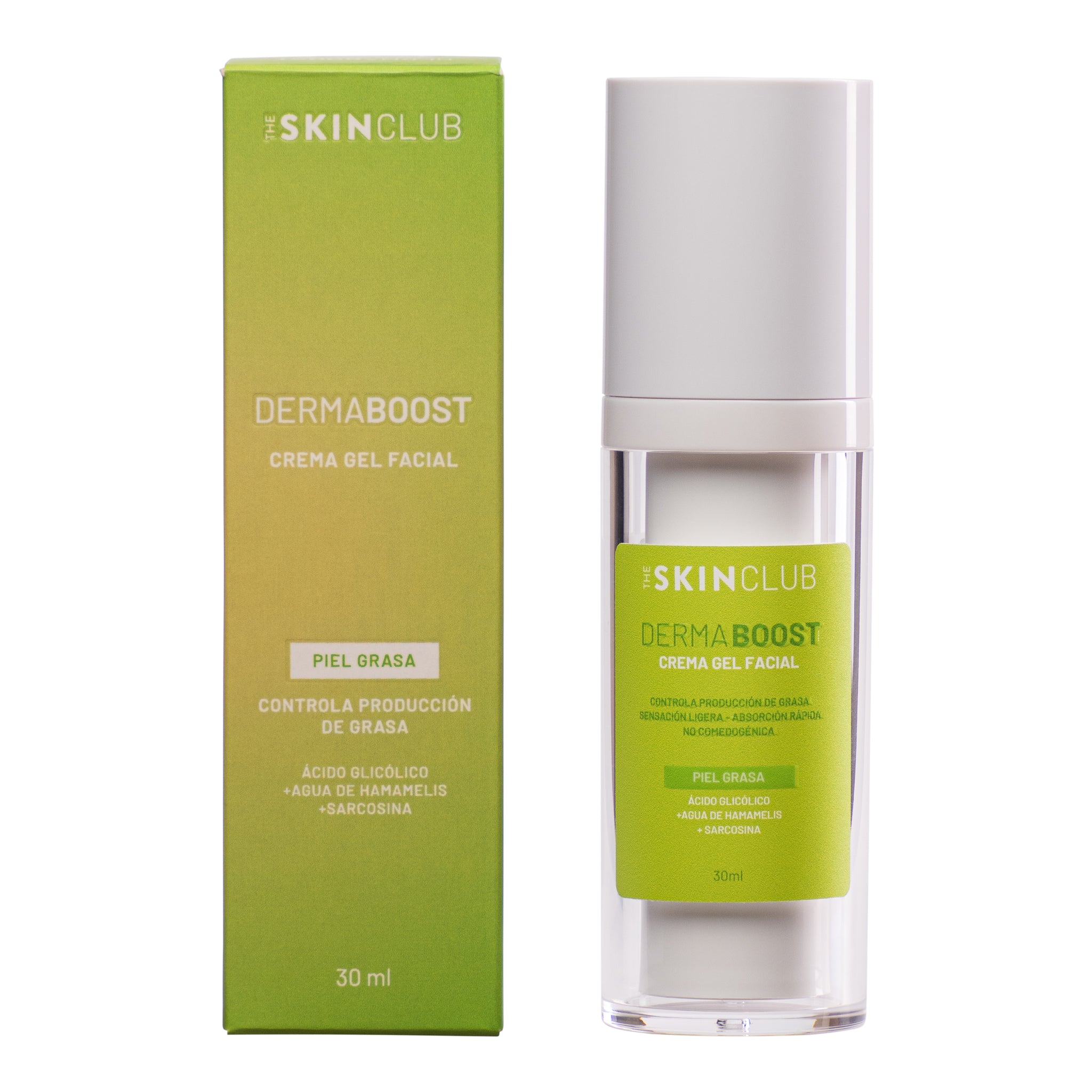 DERMABOOST. Crema gel facial para piel grasa.