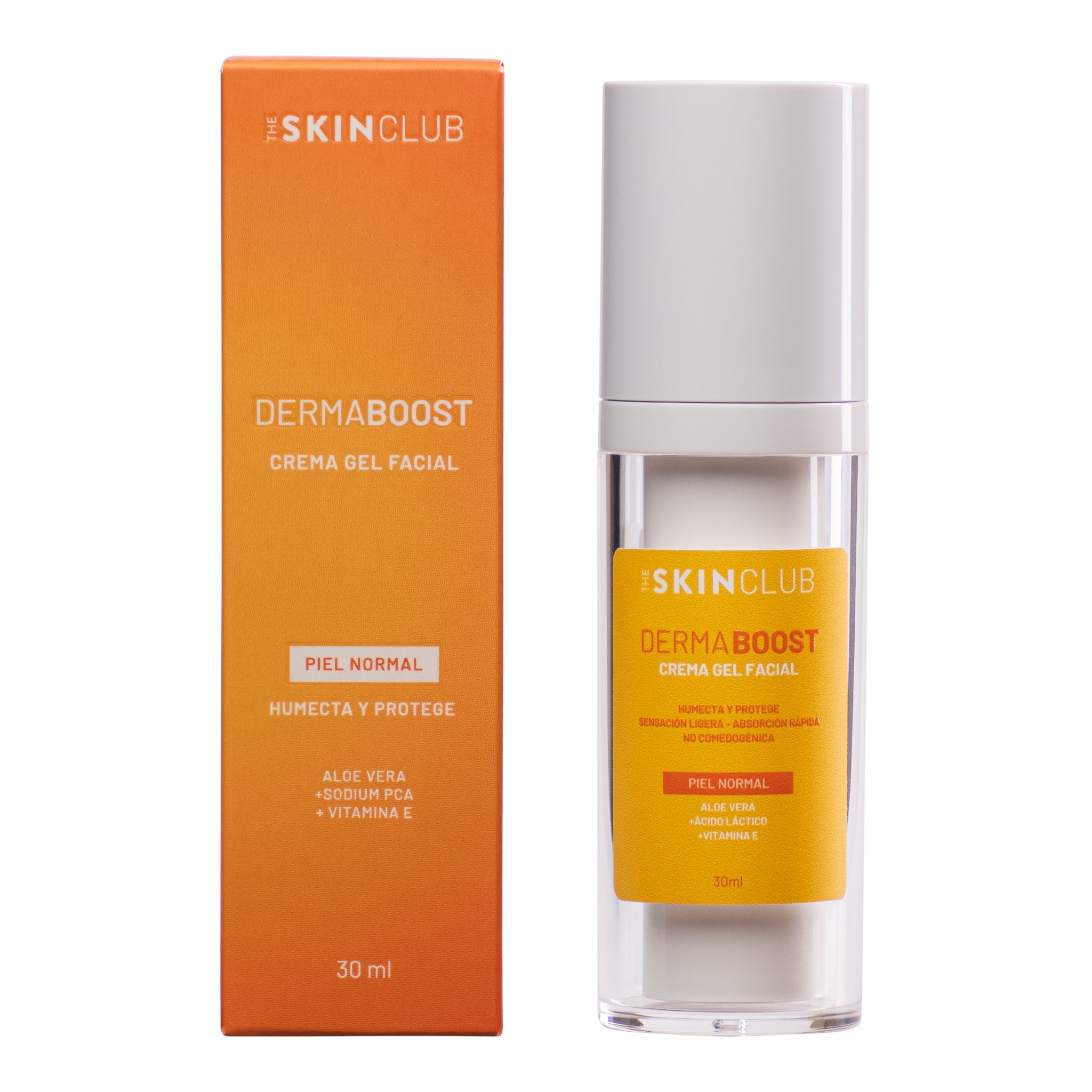 DERMABOOST. Crema gel facial para piel normal. 